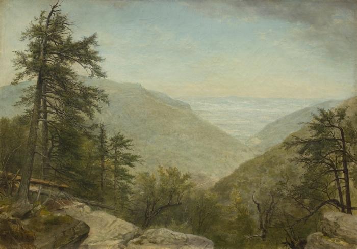 Asher Brown Durand Kaaterskill Clove oil painting picture